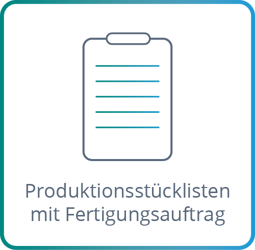 Produktionsstückliste Icon